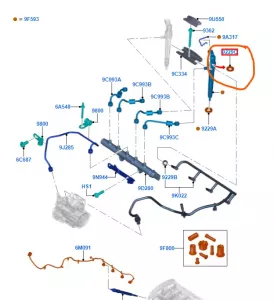 Кольцо уплотнительное 2.2 Duratorq; 3.2 Duratorq Diesel