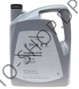 Оригинальное моторное масло VAG LongLife III FE 0W-30 (5 л) GS55545M4