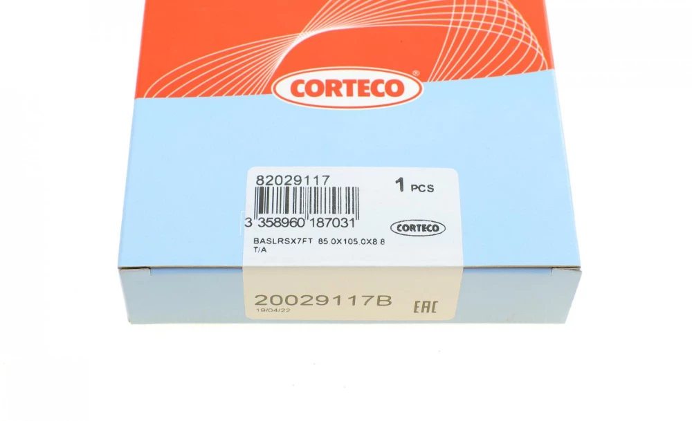 Сальник гумометалевий, 20029117B, CORTECO-4