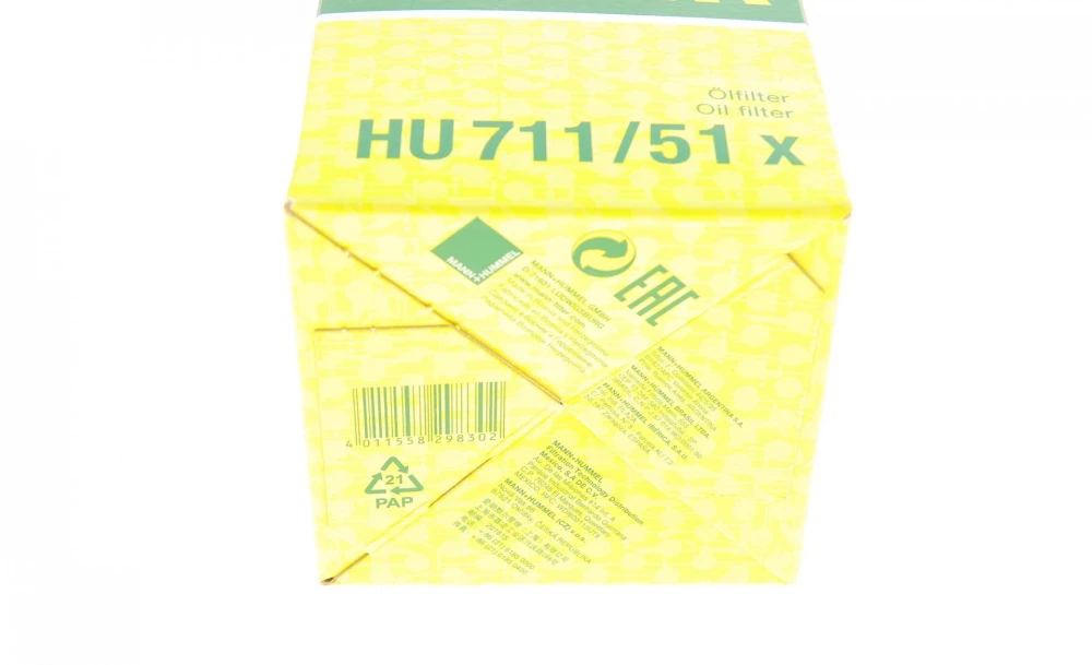 Масляний фiльтр, HU71151X, MANN-FILTER-5